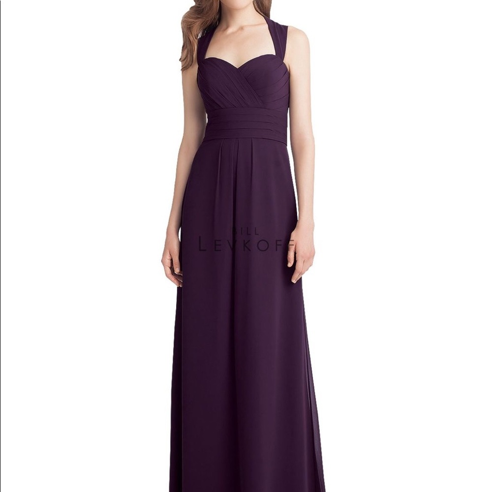 Bill Levkoff style 1122 Bridesmaids Plum Sz 10 - Picture 1 of 2